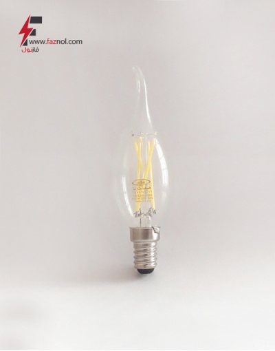 لامپ فیلامنتی شمعی اشکی 6.5 وات - albo