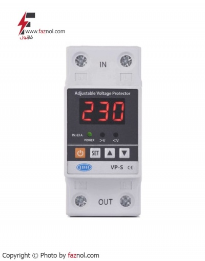 محافظ ولتاژ دیجیتال 63 آمپری تک فاز -JBH