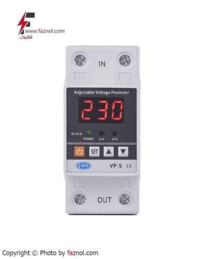 محافظ ولتاژ دیجیتال 63 آمپری تک فاز -JBH