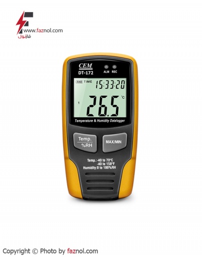 دیتالاگر دما و رطوبت دیجیتال مدل CEM DT-172TK