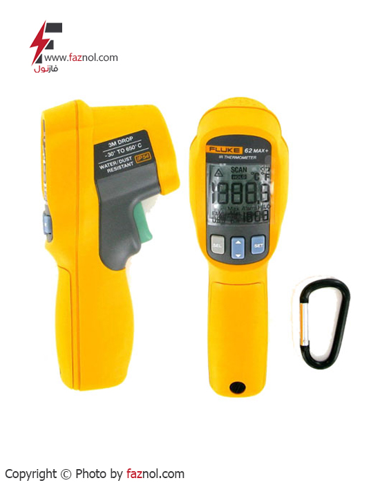 دماسنج لیزری 650 درجه مدل Fluke-62max plus