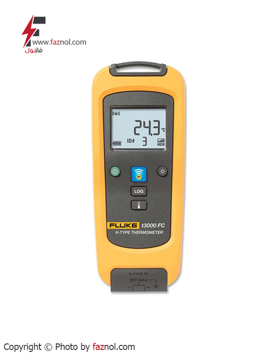  ترمومتر ترموکوپلی وایرلس 200- تا 1372درجه فلوک مدل Fluke-t3000FC