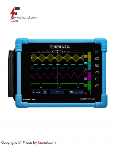 اسیلوسکوپ تبلتی دیجیتالی 150MHZ دو کاناله GPS-815TA2