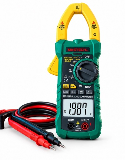 آمپرمتر کلمپی True RMS مدل MS2115A برند Mastech | اندازهگیری جریان AC/DC تا 1000 آمپر آمپرمتر کلمپی True RMS مدل MS2115A برند Mastech | اندازهگیری جریان AC/DC تا 1000 آمپر