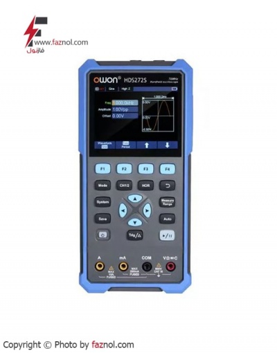 اسیلوسکوپ دستی 70MH دو کاناله OWON -HDS-272S اسیلوسکوپ دستی 70MH دو کاناله OWON -HDS-272S