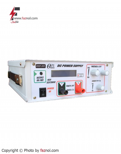 منبع تغذیه 30 ولت 5 آمپر مدل OJAN Electronic-OSP-305