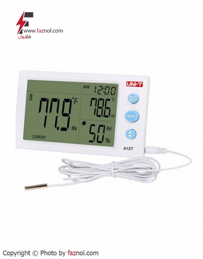رطوبت سنج و حرارت سنج مدل UNI-T-A-12T