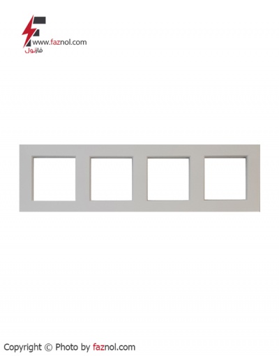 کادر تکخانه و چند خانه کلید و پریز مدل ویرا ساده (سفید و بژ )- ویرا الکتریک